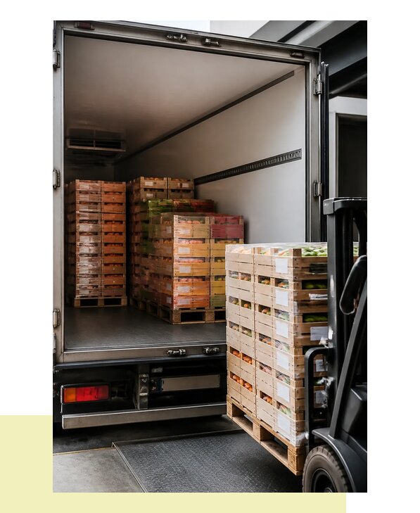 Перевозка сельхозпродукции на паллетах с доставкой в Стрежевого