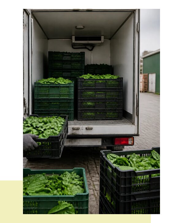 Перевозка шпината в Стрежевого с сохранением свежести продукции